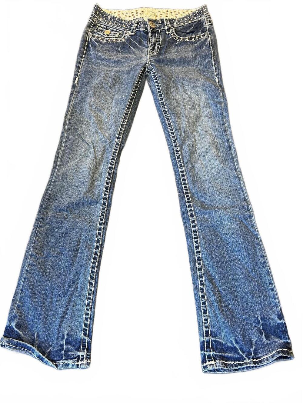 Rock & Republic Women's Studded Bootcut Jeans Size 27 Waist